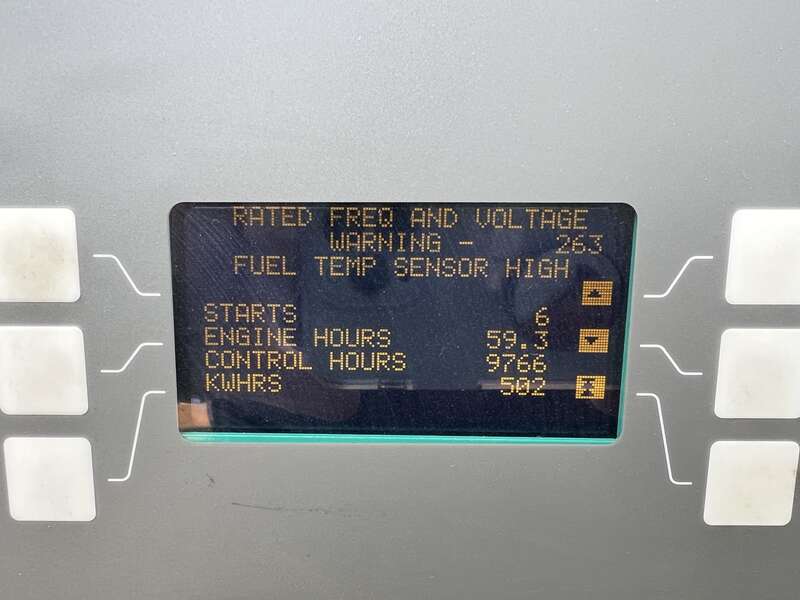 Used Cummins DQFAB QST30-G5 Diesel Generator, 59 Hrs, EPA Tier 2