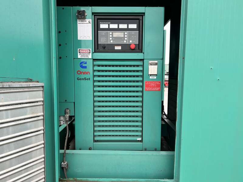 Used Cummins DFGB VTA28-G5 Diesel Generator, 220 Hrs