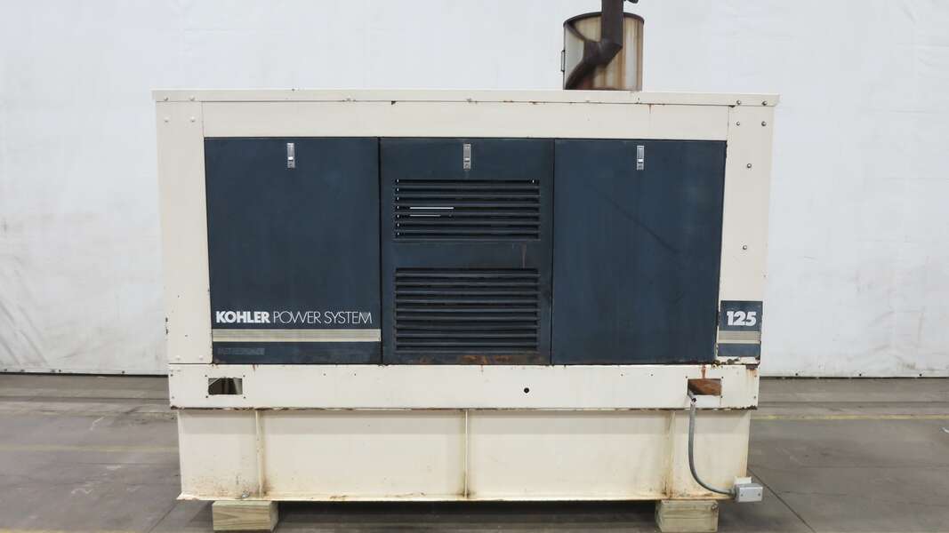 Used Kohler 125ROZJ71 Diesel Generator 527 Hrs