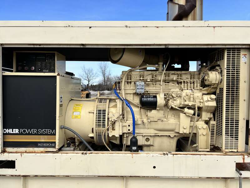 Used Kohler 125ROZJ71 Diesel Generator 527 Hrs