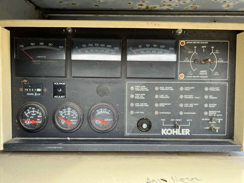 Used Kohler 125ROZJ71 Diesel Generator 527 Hrs