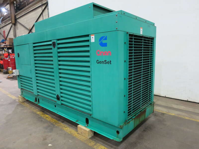 Used Cummins 275DFBF NT855-G6 Diesel Generator, 216 Hrs