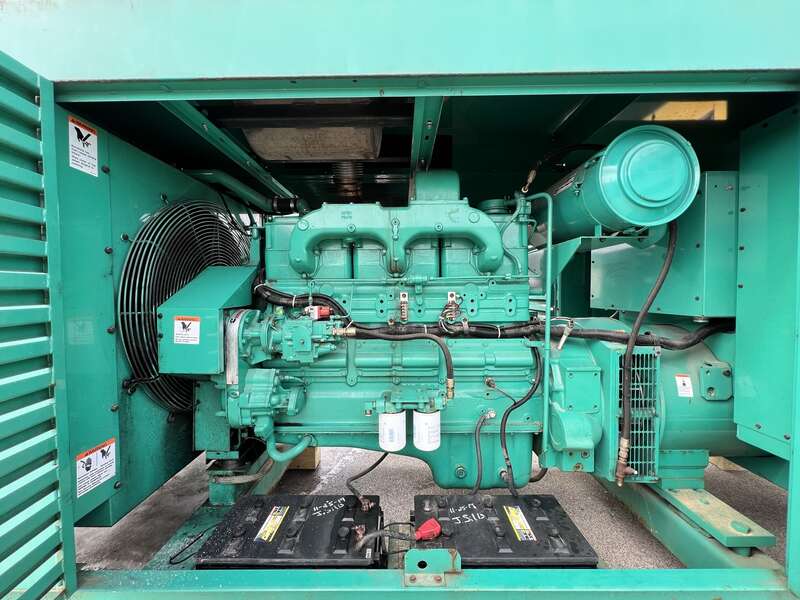 Used Cummins 275DFBF NT855-G6 Diesel Generator, 216 Hrs