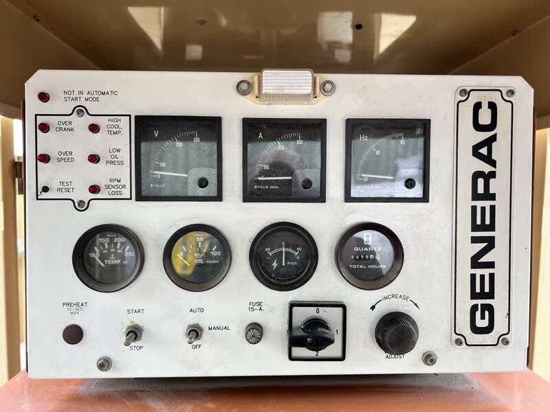 Used Generac SG045 Natural Gas / Propane Generator, 410 Hrs