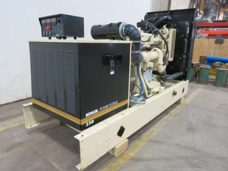 Used Kohler 250RZDB Natural Gas Generator, 682 Hrs