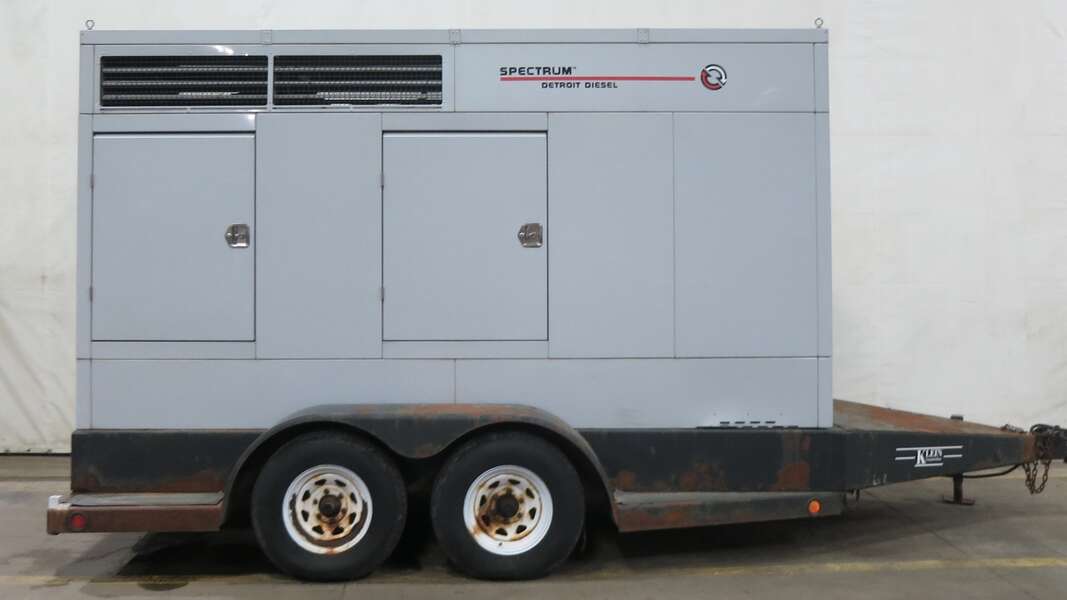 Used Detroit Diesel 180DS60 Portable Diesel Generator, 94 Hrs