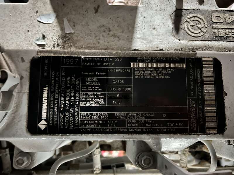 Used Detroit Diesel 180DS60 Portable Diesel Generator, 94 Hrs