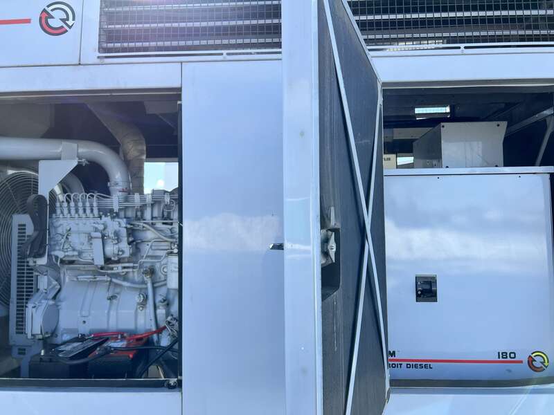 Used Detroit Diesel 180DS60 Portable Diesel Generator, 94 Hrs