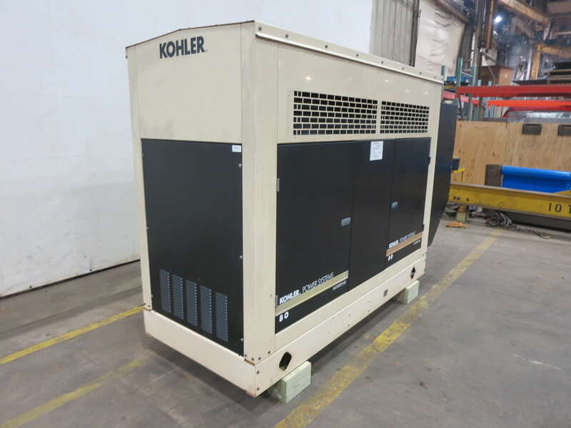 Used Kohler 80RZG Natural Gas/Propane Generator, 959 Hrs Single Phase