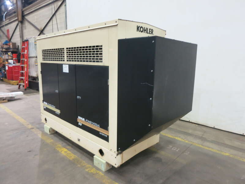 Used Kohler 80RZG Natural Gas/Propane Generator, 959 Hrs Single Phase