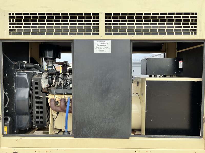 Used Kohler 80RZG Natural Gas/Propane Generator, 959 Hrs Single Phase