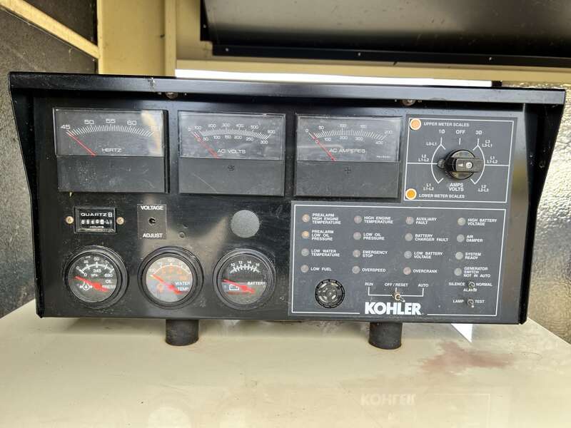 Used Kohler 80RZG Natural Gas/Propane Generator, 959 Hrs Single Phase