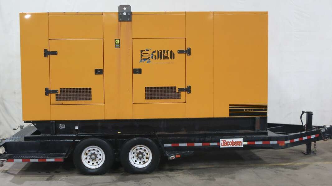 Used SDMO GS500 Volvo TAD1631GE Portable Diesel Generator, 201 Hrs