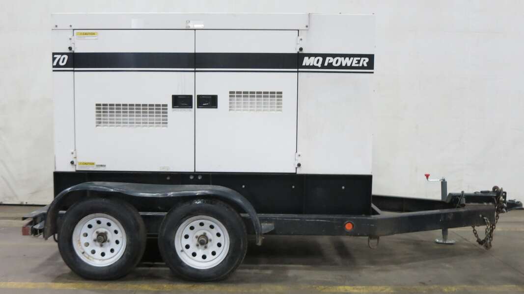 Used Multiquip DCA-70SSJU4I John Deere 4045HFG92 Rental Grade Diesel Generator, 5614 hrs, EPA Tier 4i