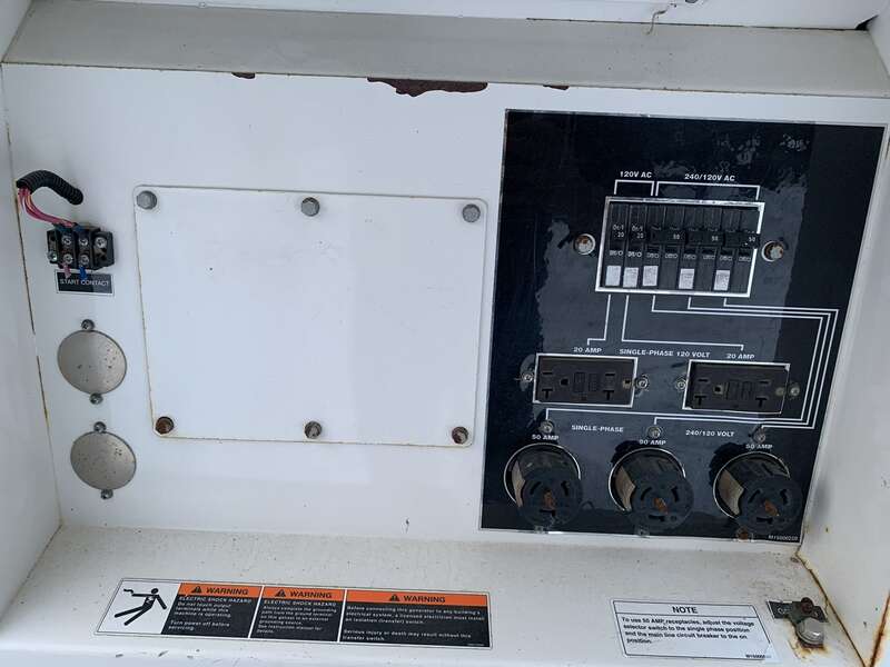 Used Multiquip DCA-70SSJU4I John Deere 4045HFG92 Rental Grade Diesel Generator, 5614 hrs, EPA Tier 4i