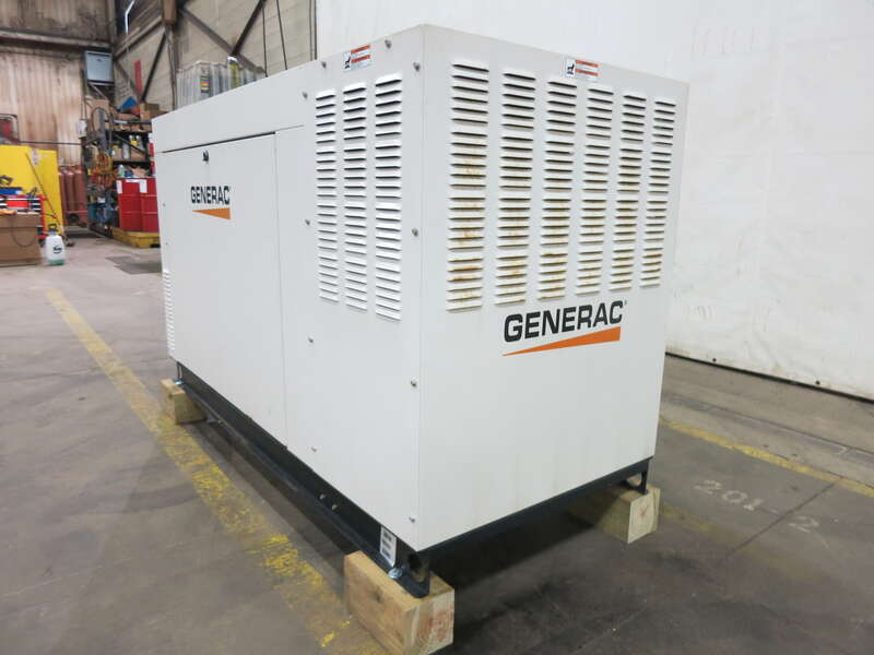 Used Generac QT45 Natural Gas / Propane Generator, 79 Hrs EPA Certified