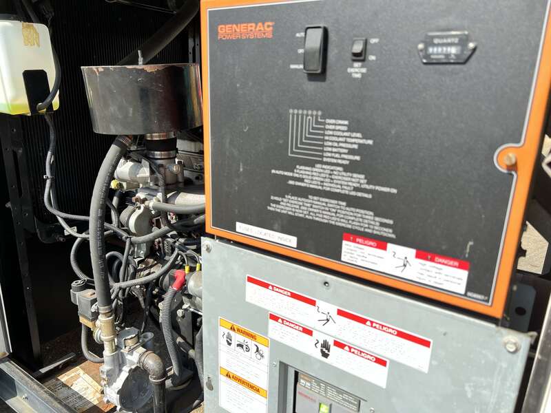 Used Generac QT45 Natural Gas / Propane Generator, 79 Hrs EPA Certified
