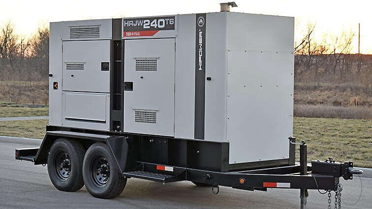 New HiPower HRJW 240 Rental Grade Diesel Generator, 0 Hrs, EPA Tier 4 Final