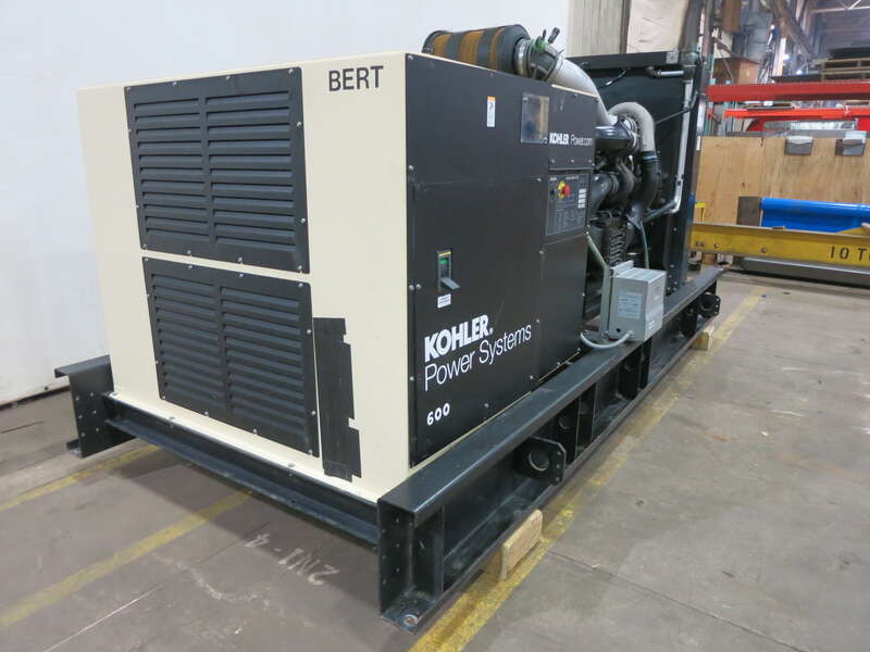 Used Kohler 600REOZVB TWD1641GE Diesel Generator, 201 Hrs, EPA Tier 2
