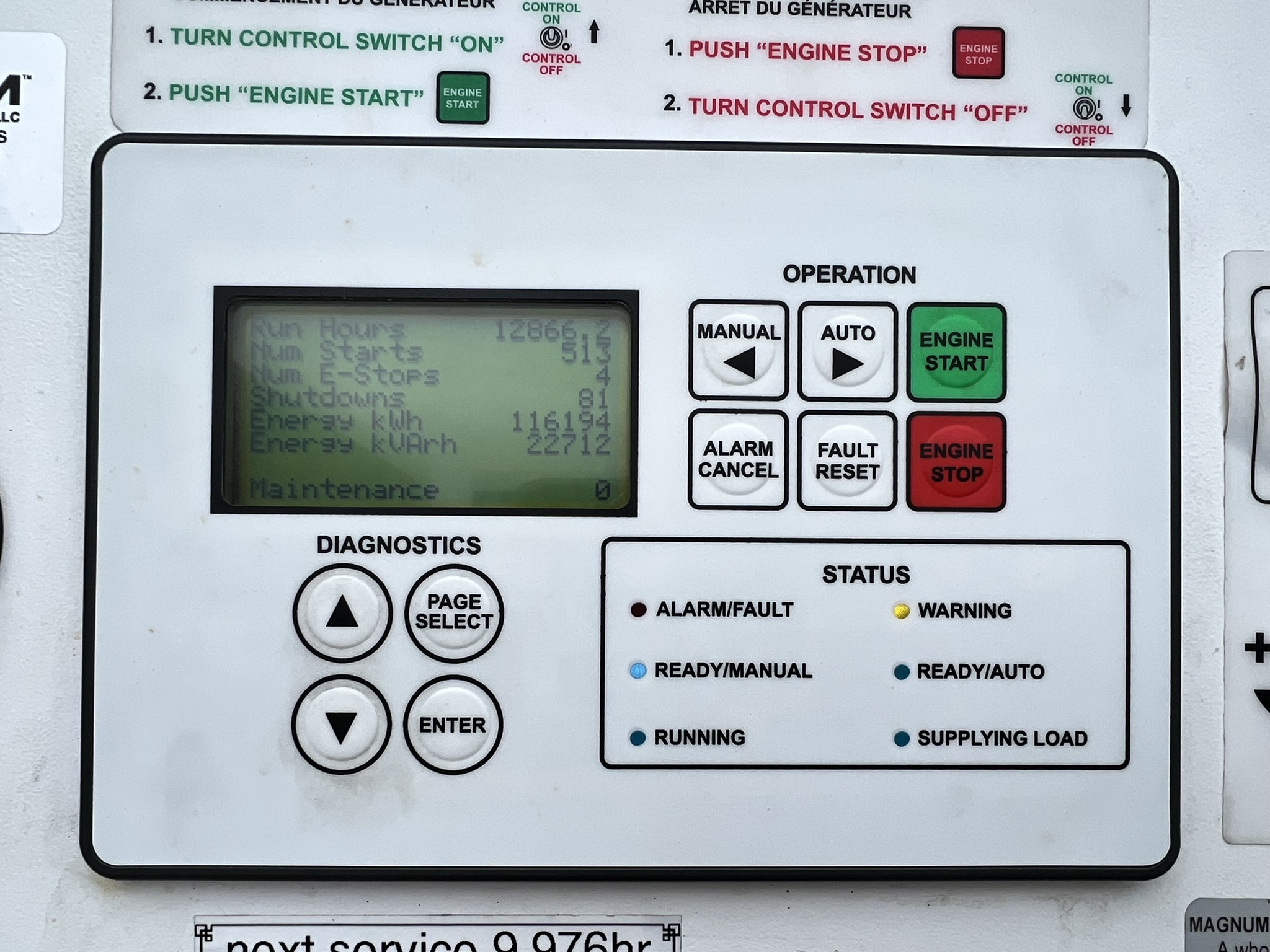 Magnum MMG235 Rental Grade Diesel Generator 12865 Hrs EPA Tier 3 Flex | 204 KW | 0 | CSDG
