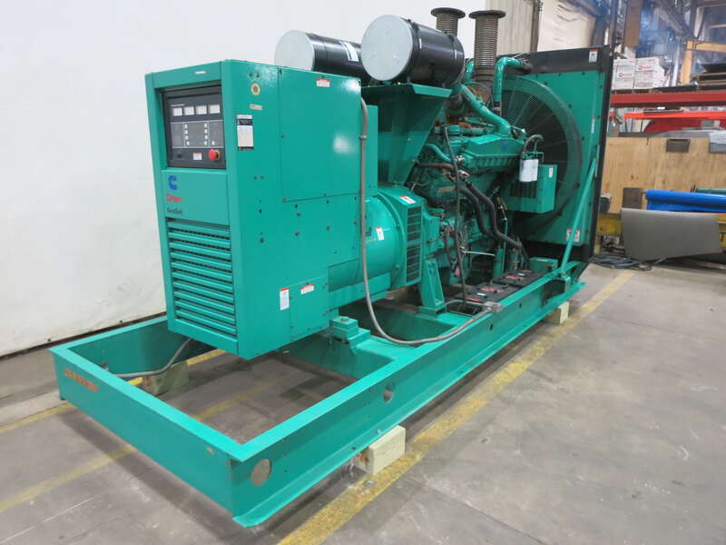 Used Cummins DFGB VTA28-G5 Diesel Generator, 636 Hrs