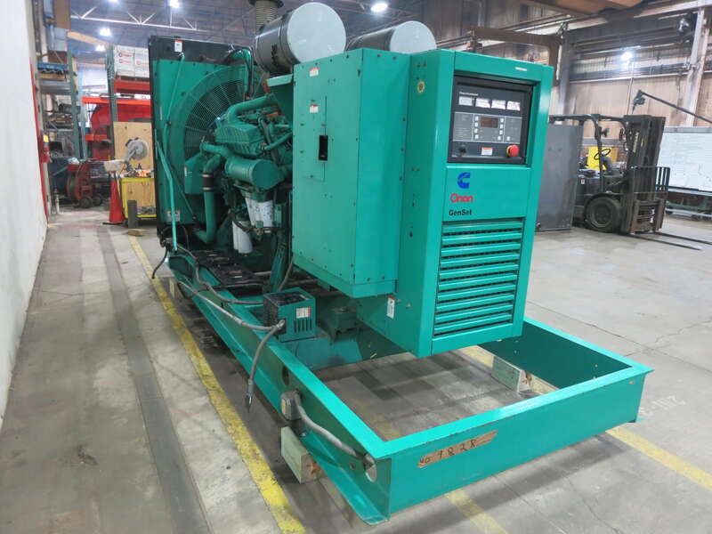 Used Cummins DFGB VTA28-G5 Diesel Generator, 636 Hrs