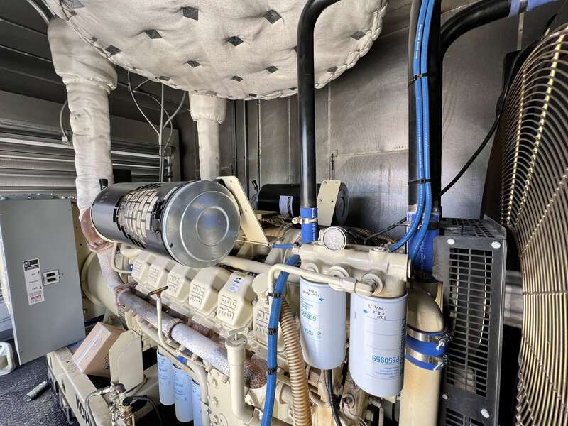 Used Kohler 750ROZD4 MTU 12V2000 Diesel Generator, 396 Hrs