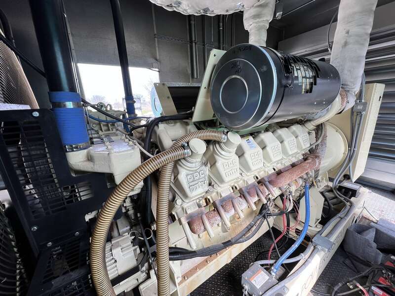 Used Kohler 750ROZD4 MTU 12V2000 Diesel Generator, 396 Hrs