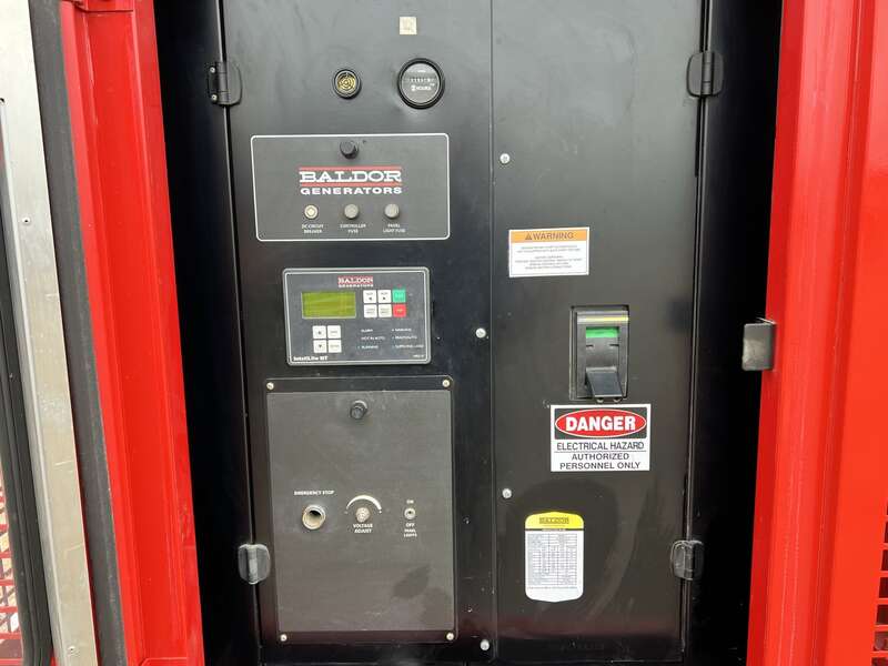 Used Baldor TS250T Rental Grade Diesel Generator, 14093 Hrs, EPA Tier 3