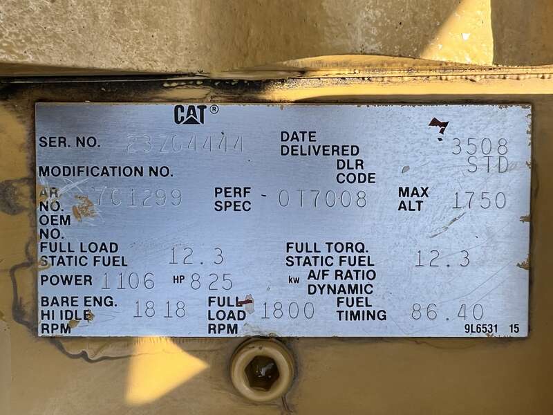 Used Caterpillar 3508 Diesel Generator, 368 Hrs