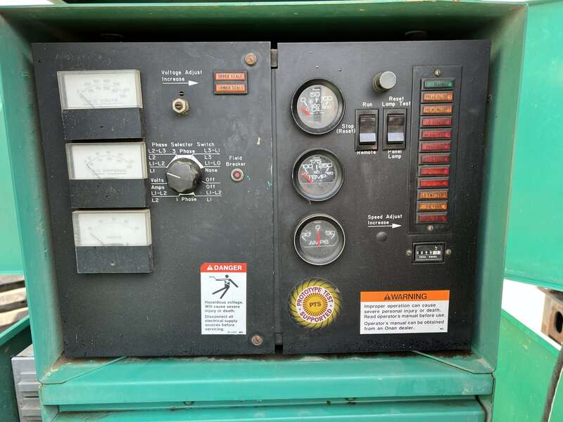 Used Cummins 50DGCAL31294A 4BT-3.9 Diesel Generator, 646 Hrs