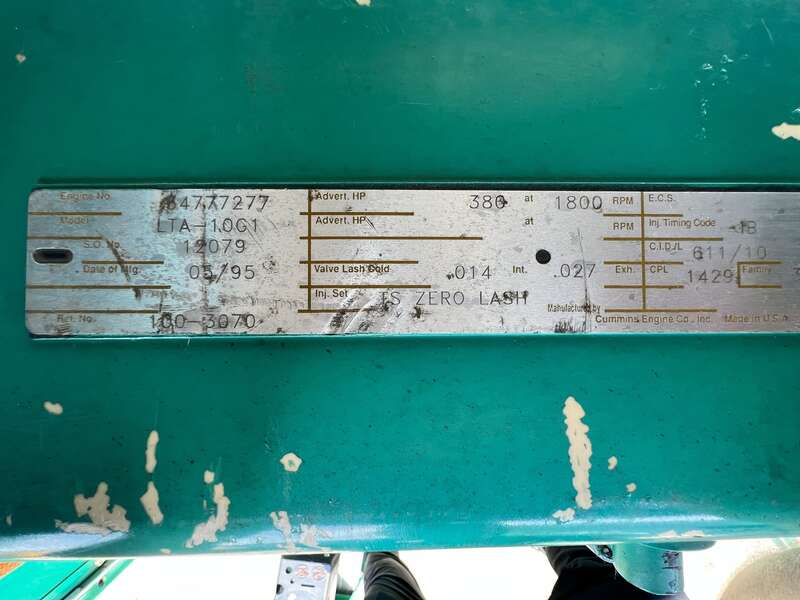 Used Cummins DFAB Diesel Generator, 1003 Hrs