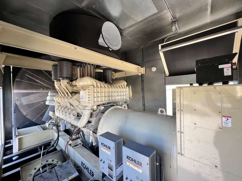 Used Kohler 1500REOZDC Diesel Generator, 383 Hrs, EPA Tier 2