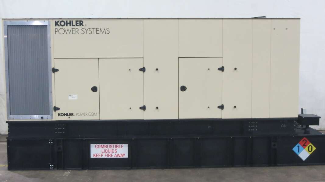 Used Kohler 600REOZVB TWD1643GE Diesel Generator, 159 Hrs, EPA Tier 2