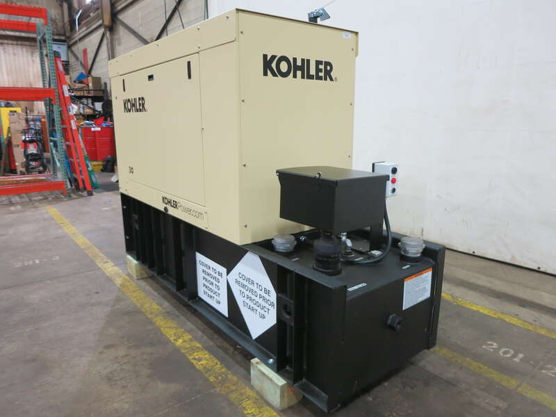 New Kohler 30REOZK Diesel Generator, 0 Hrs, EPA Tier 3, Single Phase
