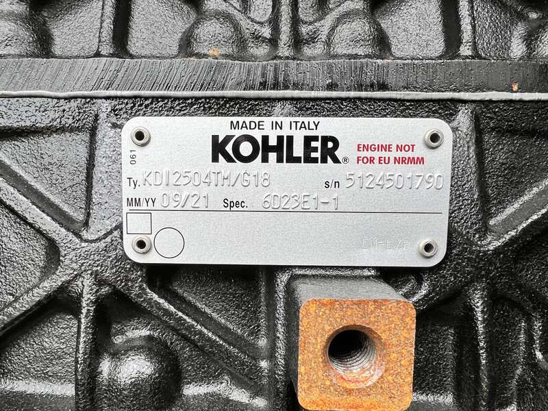New Kohler 30REOZK Diesel Generator, 0 Hrs, EPA Tier 3, Single Phase