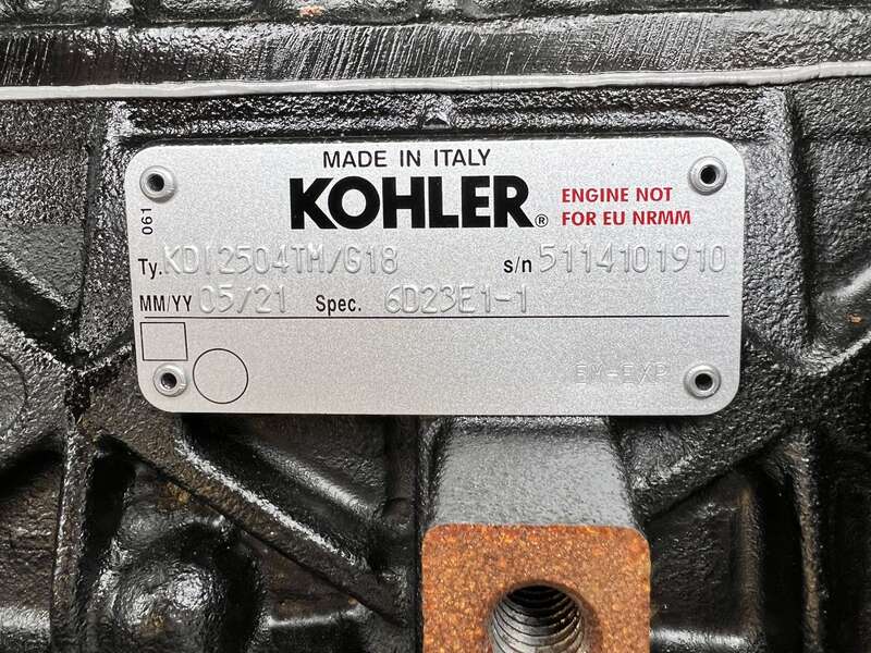 New Kohler 30REOZK Diesel Generator, 0 Hrs, EPA Tier 3, Single Phase