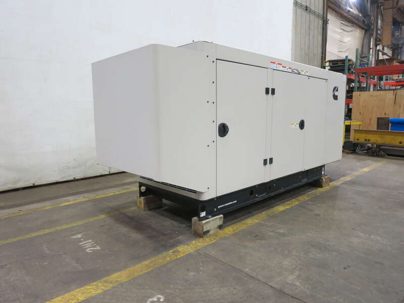 Used Cummins C80 N6 QSJ5.9-G3 Natural Gas / Propane Generator, 84 Hrs, EPA Certified