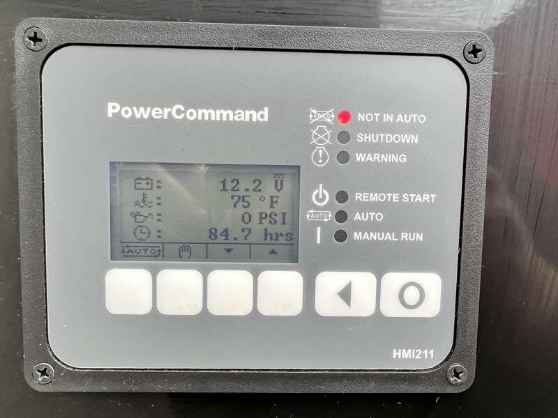 Used Cummins C80 N6 QSJ5.9-G3 Natural Gas / Propane Generator, 84 Hrs, EPA Certified