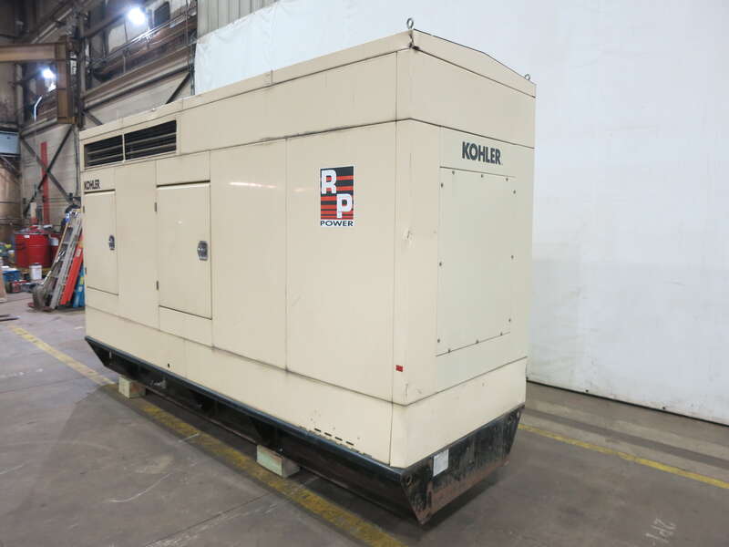 Used Kohler 135ROZJ John Deere 6081TF001 Diesel Generator, 396 Hrs