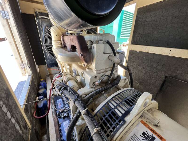 Used Kohler 135ROZJ John Deere 6081TF001 Diesel Generator, 396 Hrs