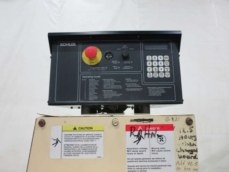 Used Kohler 400REOZD Diesel Generator, 301 Hrs