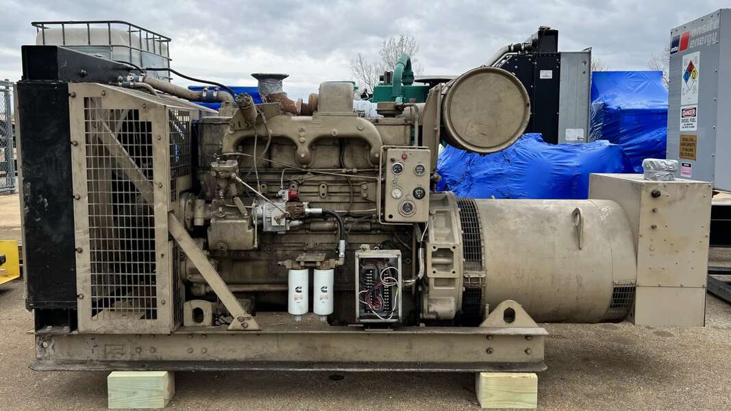 Used Cummins 500FDC5036AA NT855-GS Diesel Generator, 1332 Hrs