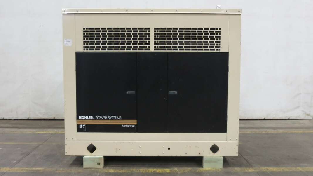 Used Kohler 35RZG Natural Gas / Propane Generator, 2321 Hrs Single Phase
