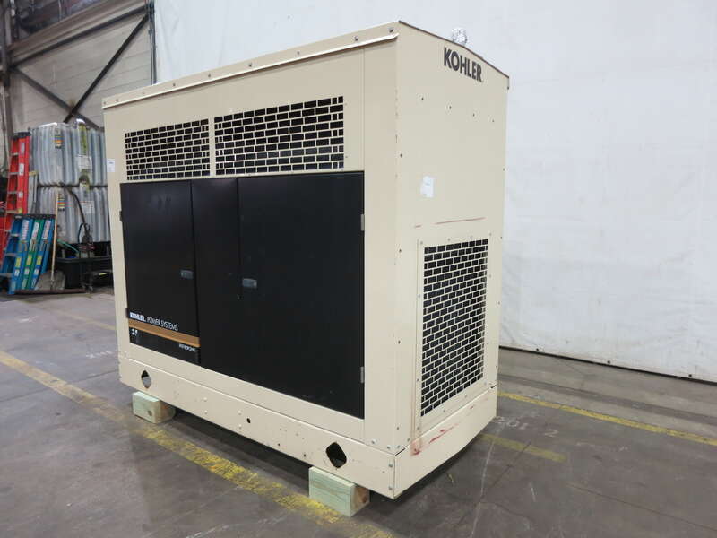 Used Kohler 35RZG Natural Gas / Propane Generator, 2321 Hrs Single Phase