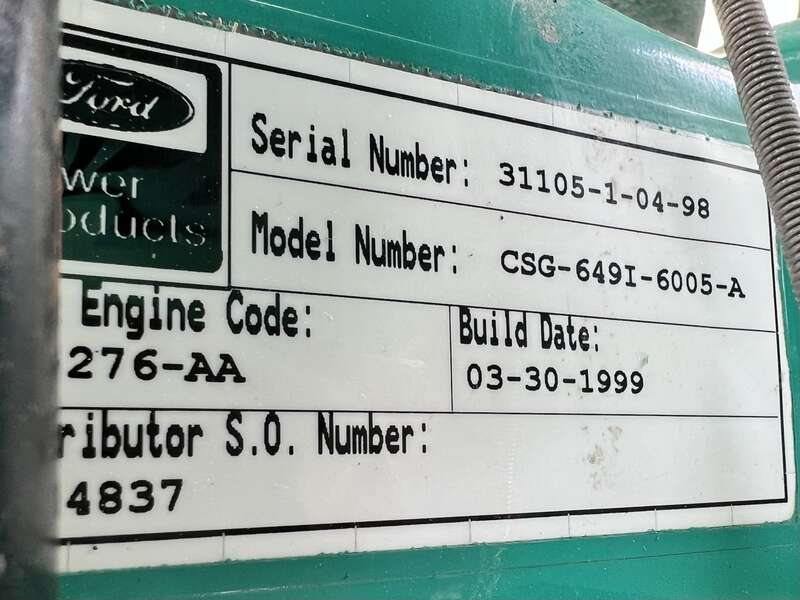 Used Cummins GGFB Natural Gas / Propane Generator, 708 Hrs