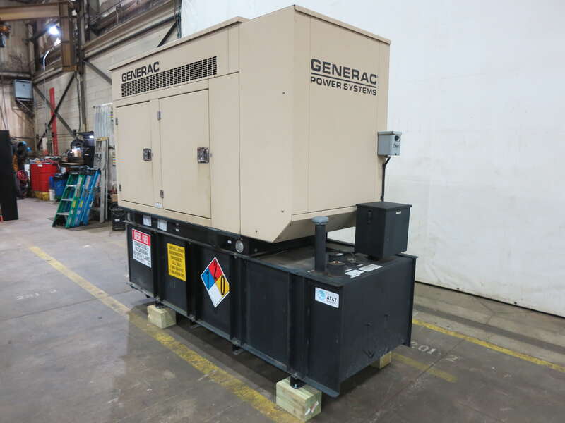 Used Generac SD0048 John Deere Diesel Generator, 411 Hrs EPA Tier 3 Single Phase