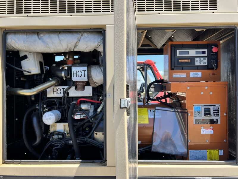 Used Generac SD0048 John Deere Diesel Generator, 411 Hrs EPA Tier 3 Single Phase