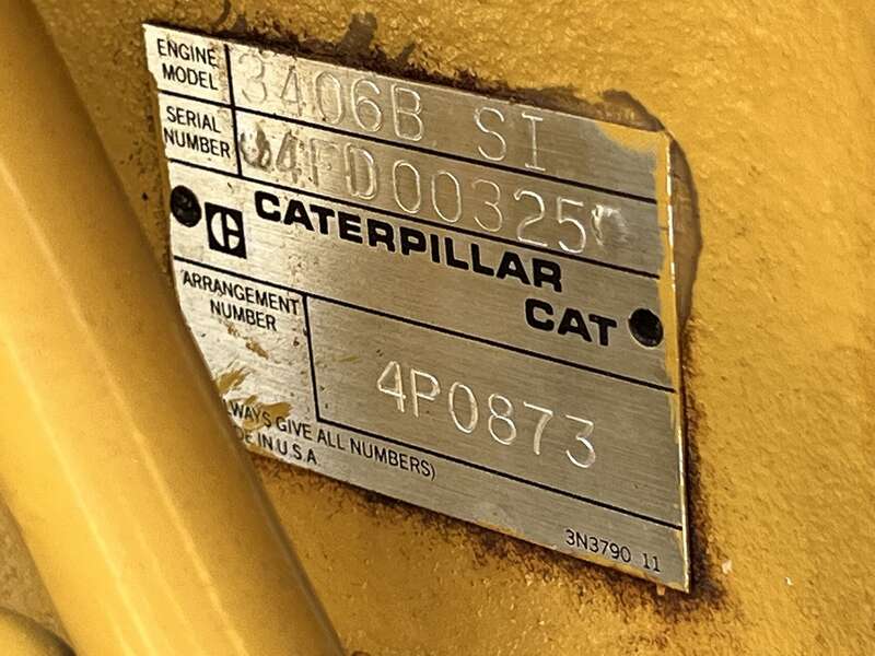 Used Caterpillar G3406 Natural Gas Generator,  841 Hrs