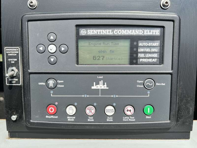 Used Gillette SPJD-2500-3-4S Diesel Generator,  404 Hrs, EPA Tier 3